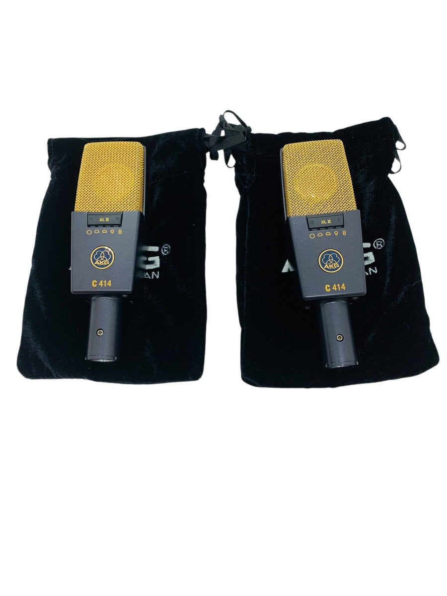 AKG C414 XLII XL2 ST Condenser Microphone Live/Studio Mic (Stereo Matched Pair)