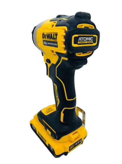 Dewalt DCF809 20V Cordless Impact Driver 2Ah Battery + Charger