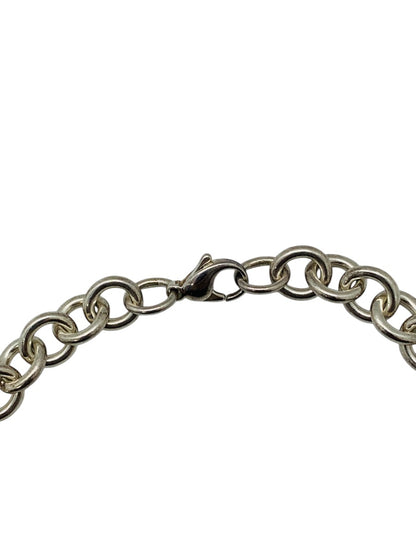 Tiffany & Co 925 Silver "Return To Tiffany" Rolo Necklace Heart Charm