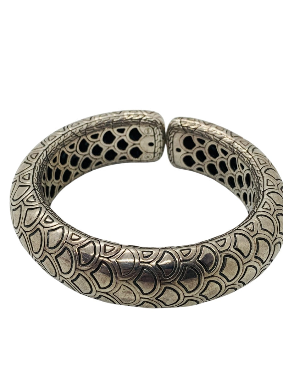John Hardy Naga Collection Sterling Silver Flexible Cuff Bracelet 7"