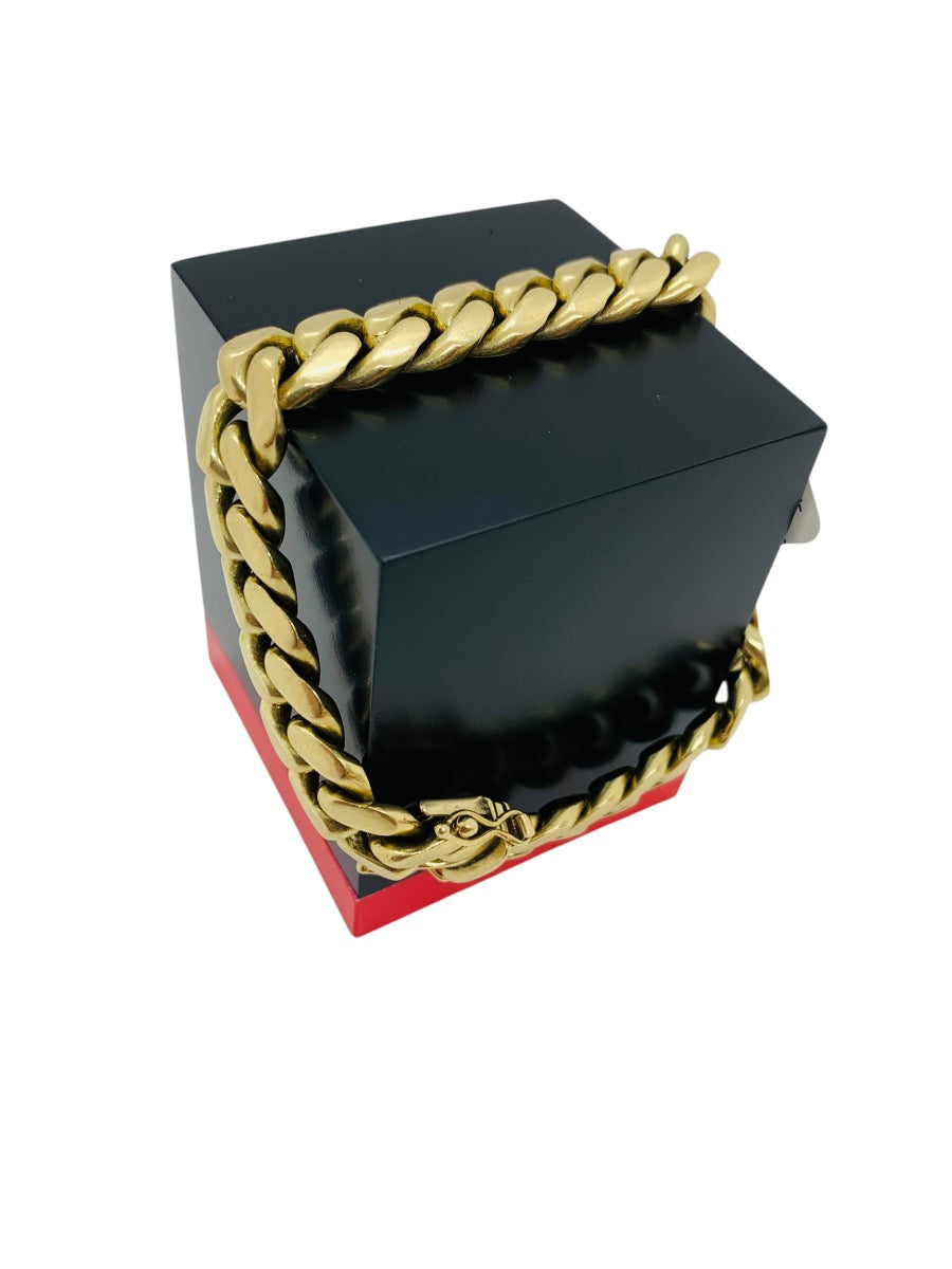14K Yellow Gold Curb Chain | Size 8 | 60.2g