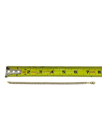 10K Yellow Gold Curb Chain | Size 7 1/2 | 3.8g