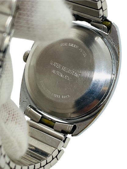 Vintage 1970s Timex Viscount Automatic Stainless Steel  Men's Watch.