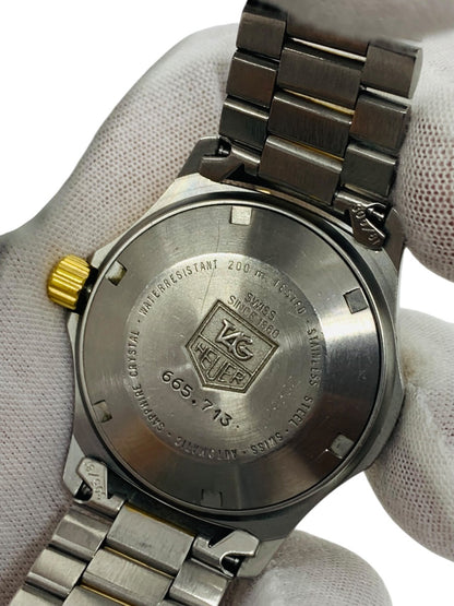 Vintage Tag Heuer Professional 2000 Automatic 665.713 Swiss Watch 34mm