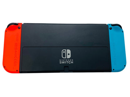 Nintendo Switch OLED Video Game Console HEG-001 Red/Blue w/ Zelda Case