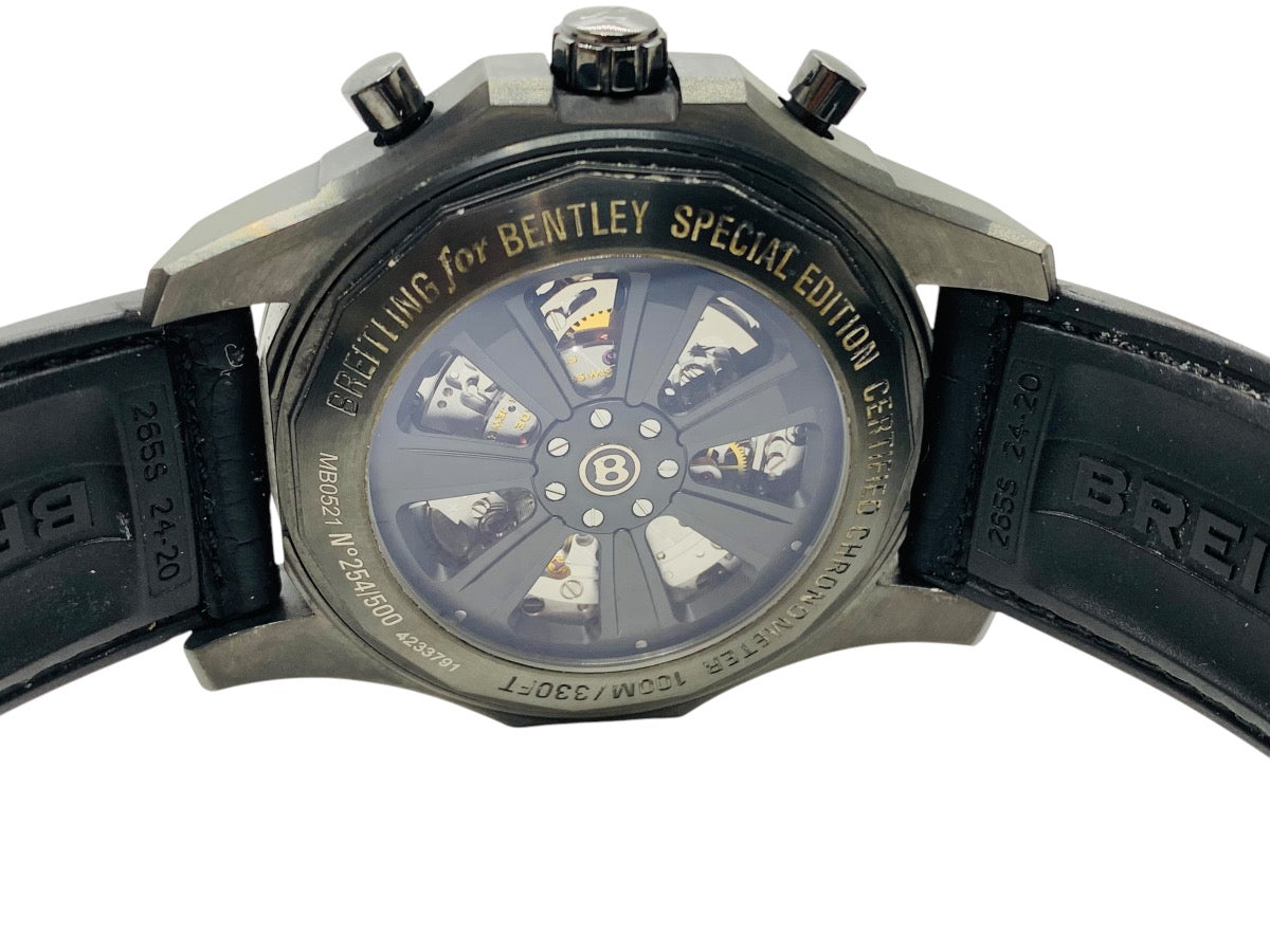Breitling Bentley B05 Unitime LIMITED Black PVD Steel 49mm Automatic (READ)