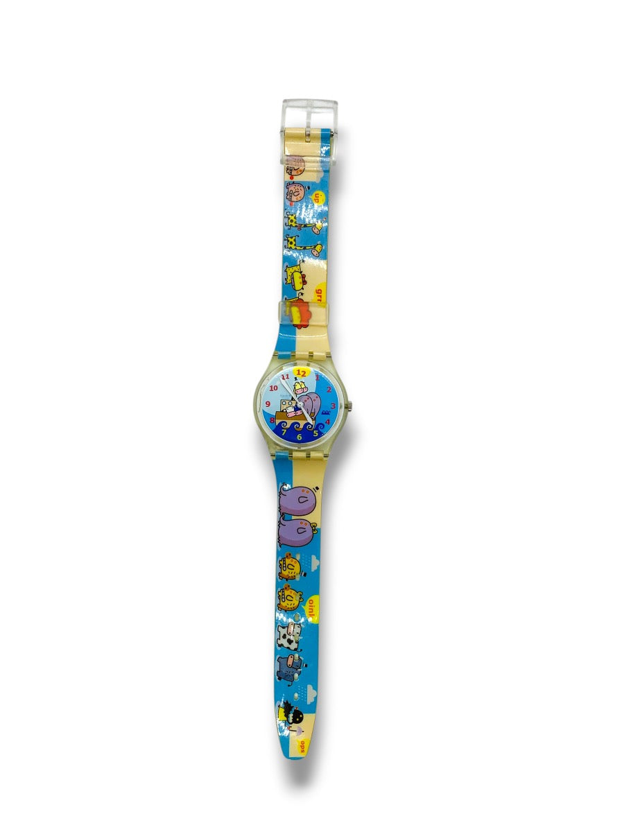 Swatch Swiss Special 1999 (GRR!! OINK!) Cartoon Quartz Watch 34mm