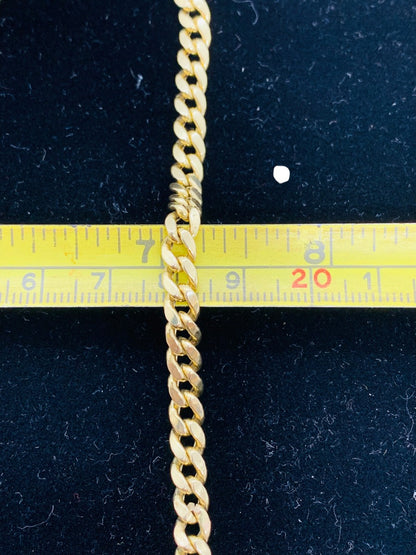 14K Yellow Gold Curb Chain | Size 23 | 19.3g