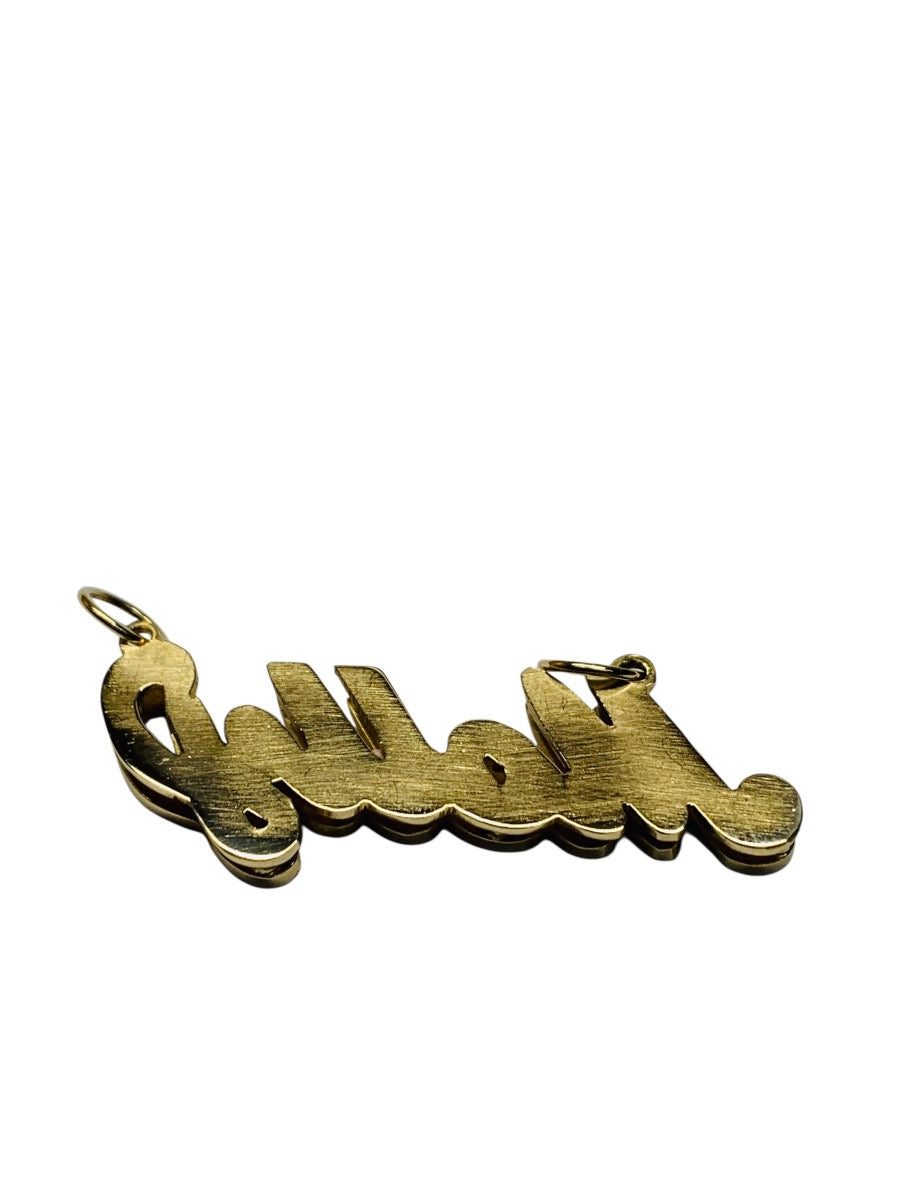 14K Yellow Gold "Molly" Design Pendant 8.5 Grams |1 3/4" x 1"