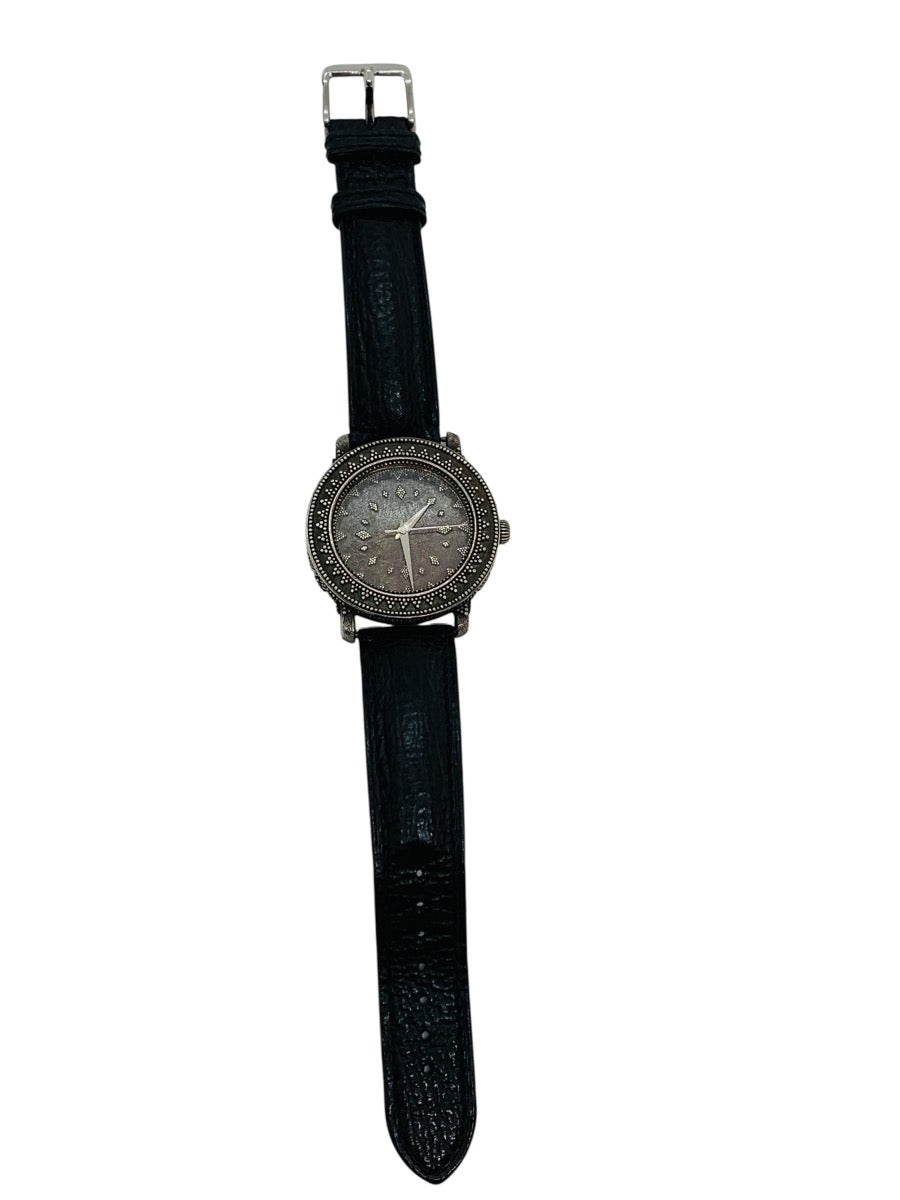 Vintage John Hardy Oxidized Sterling Silver Swiss Men's Watch (4874)