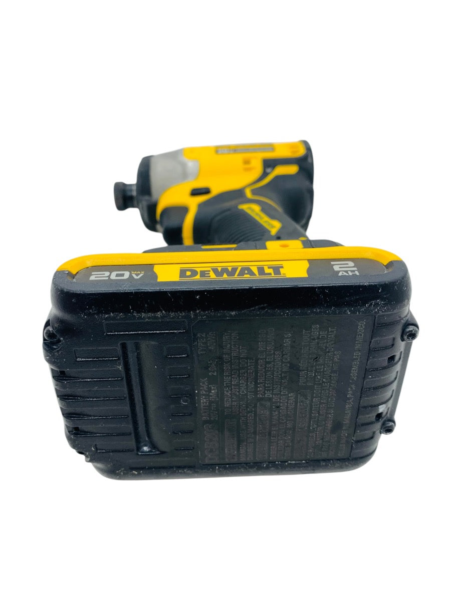 Dewalt DCF809 20V Cordless Impact Driver 2Ah Battery + Charger