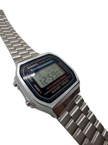 Casio Silver Illuminator Digital Watch Men 3298