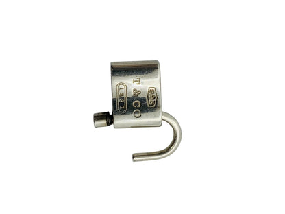 Tiffany & Co. 1837 Lock Padlock Pendant Sterling Silver 925