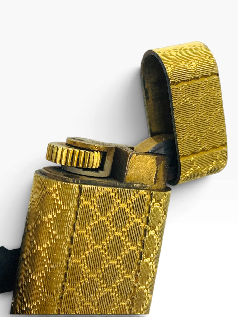 Vintage Luxury Cartier Les Must Gold Plated Lighter  Made in France