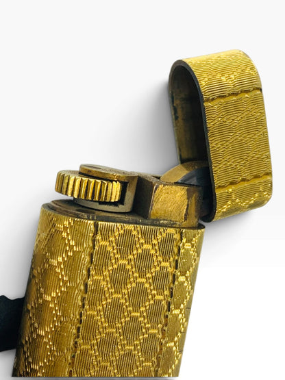 Vintage Luxury Cartier Les Must Gold Plated Lighter  Made in France