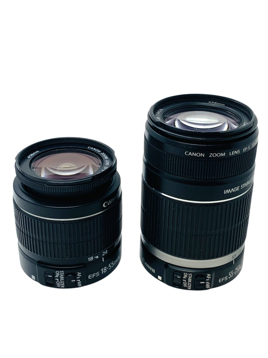 Canon EOS Rebel SL1 Digial Camera w/ Canon EF-S 55-250mm &18-55mm Lens