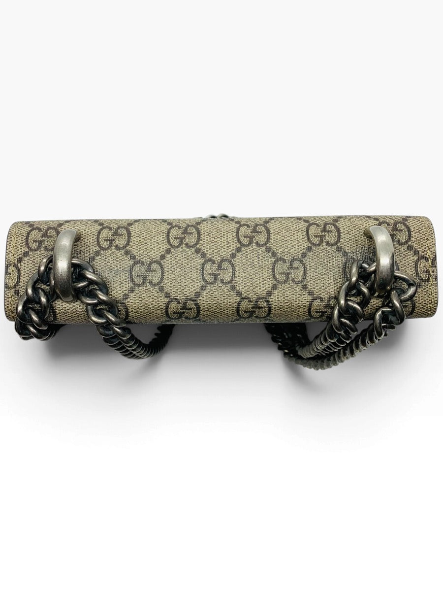 Gucci GG Dionysus Supreme Mini Crossbody Chain  Bag