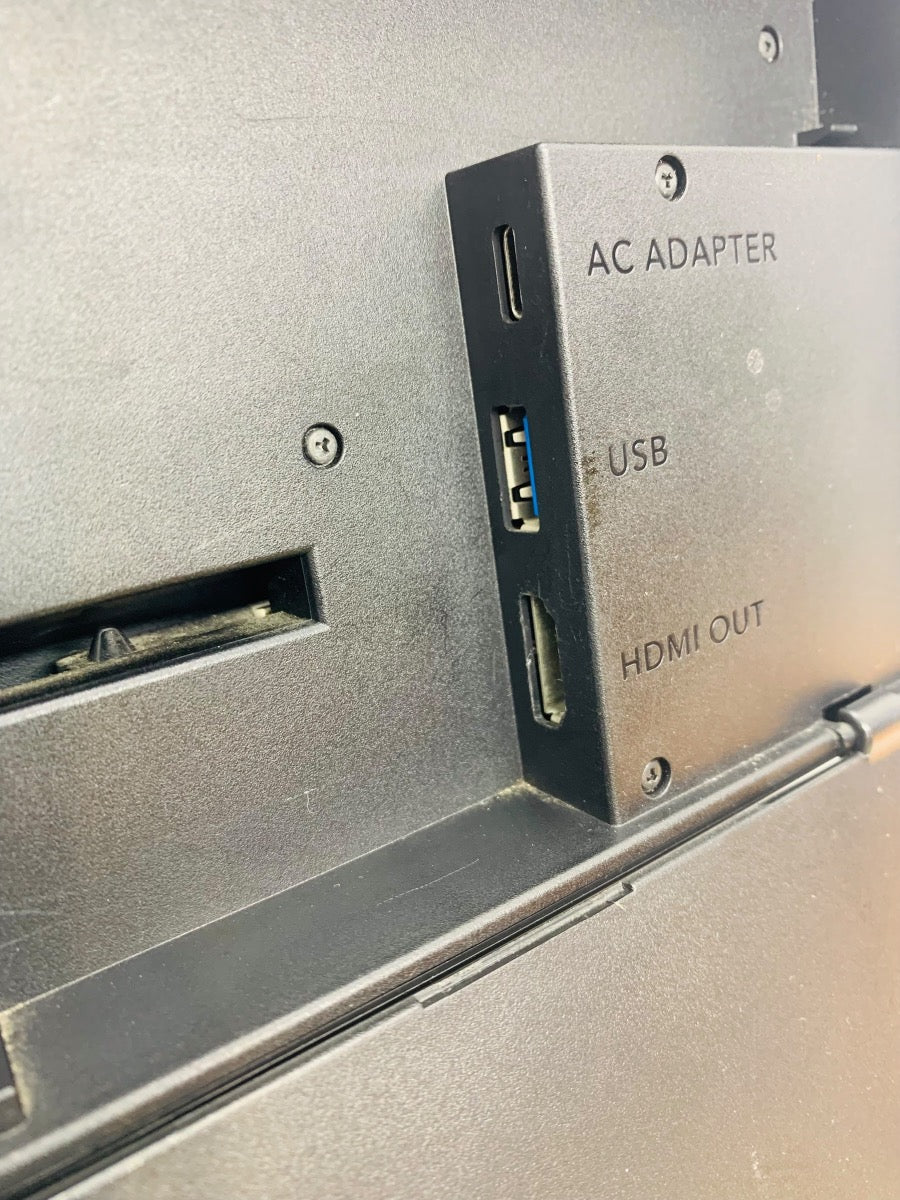 Nintendo Switch HAC-001 Blue/Red Joycons w/ Dock (No Cables)