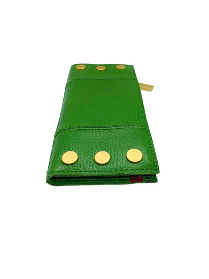 Hammitt North Palm Green Leather Ladies 110 Wallet w/ Box New/Other