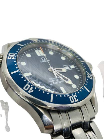 Omega Seamaster Professional 300M 41mm Blue Wave Quartz Swiss 007