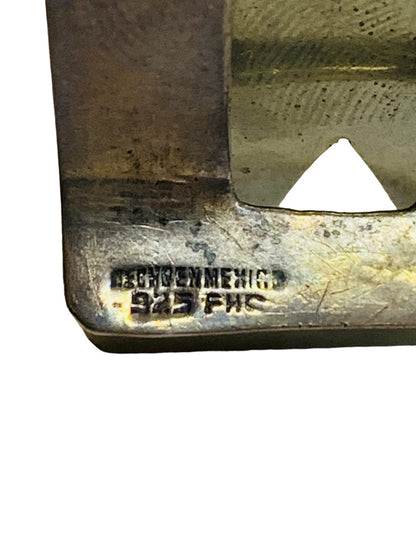 Vintage Sterling Silver Cezontemoc Mexico Money Clip 27.4 Grams