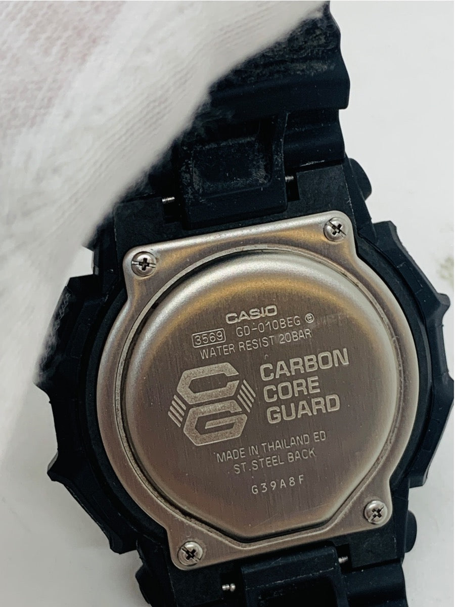 CASIO G-SHOCK GD-010BEG-1JF Black Electro Green Quartz Men's Watch