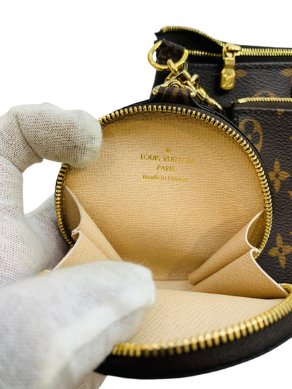 Louis Vuitton Multi Pochette Accessoires Shoulder Bag Canvas Brown USA