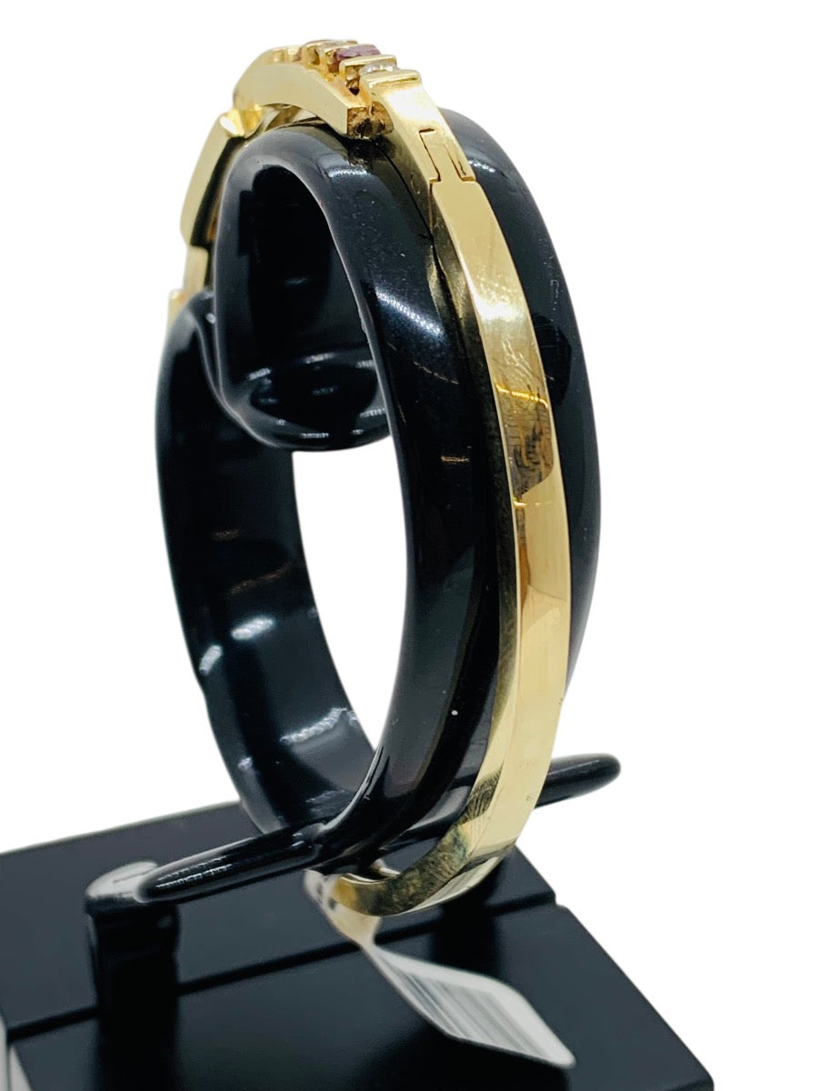 14K Yellow Gold Round Diamond Bracelet | .18CTW TCW | Size 8 | 17.5g