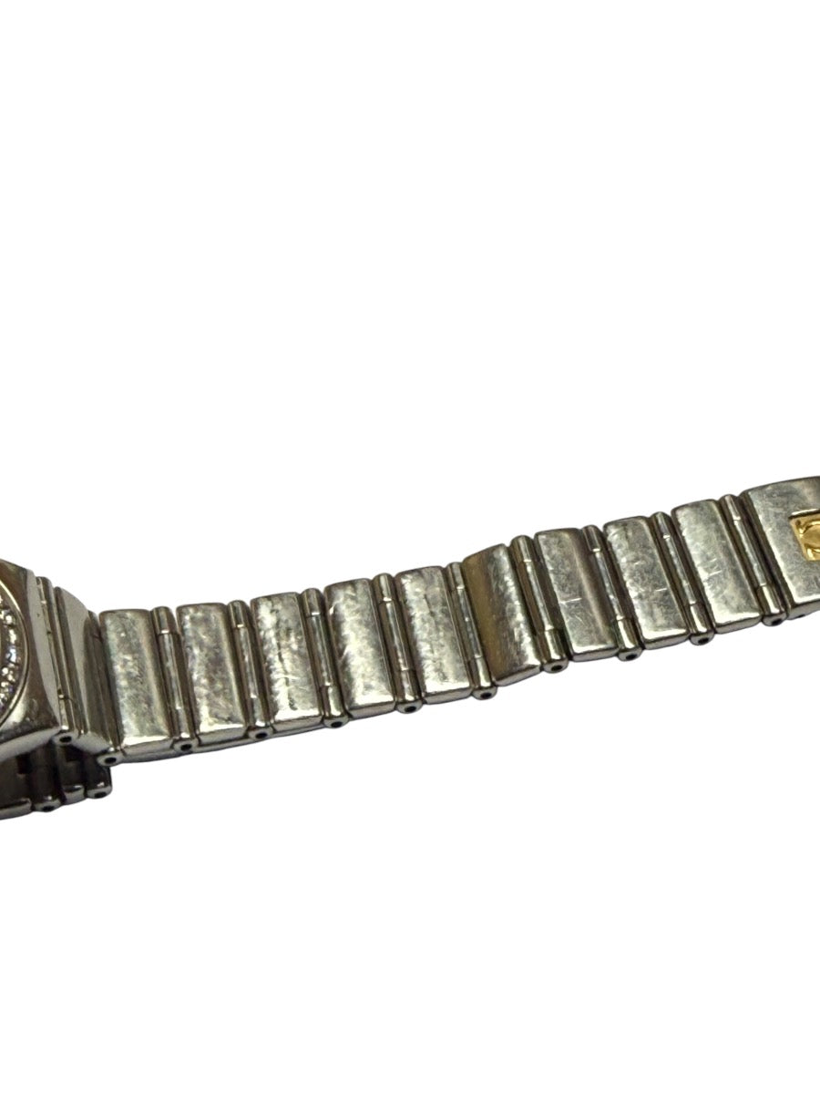 Omega Constellation “My Choice” Mini Ladies Watch SS MOP Quartz Diamonds