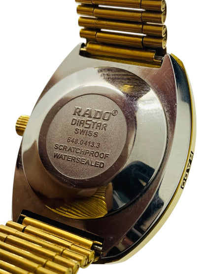 Rado Diastar Gold-Tone 648.0413.3 Automatic Men's Watch w/ Box