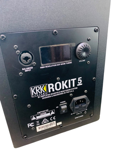 Pair Of KRK System Rokit 5 Active Studio Monitors Black - Gen 4