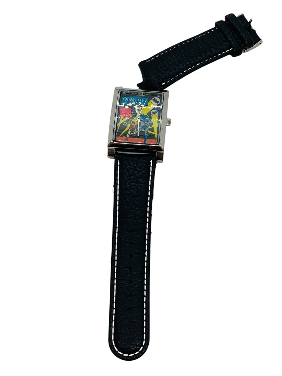 Accutime BAT5033 Detective Comics Watch, Leather Band, Quartz, 40x33mm