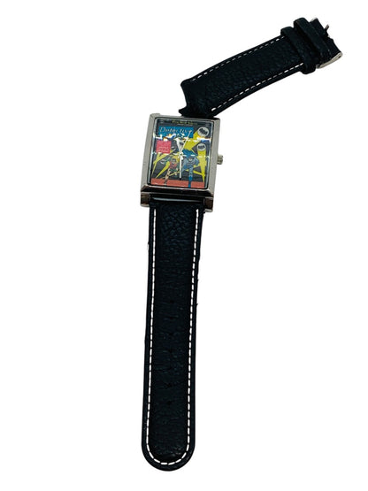 Accutime BAT5033 Detective Comics Watch, Leather Band, Quartz, 40x33mm