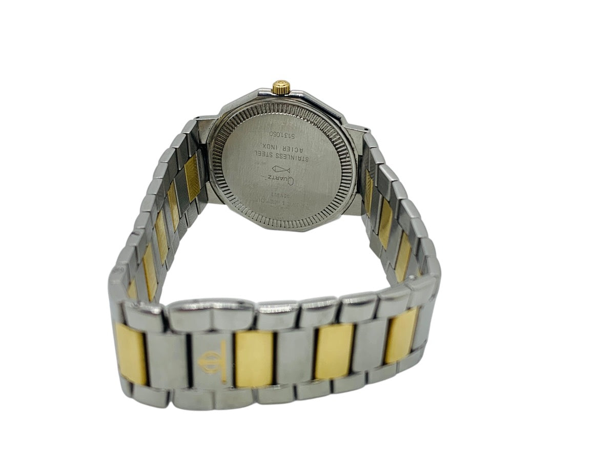 Baume & Mercier Riviera 5131.050 18k Gold/SS Diamond Bezel Swiss Quartz Watch