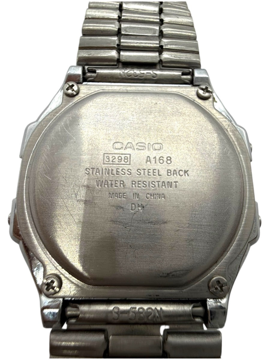 Casio Silver Illuminator Digital Watch Men 3298