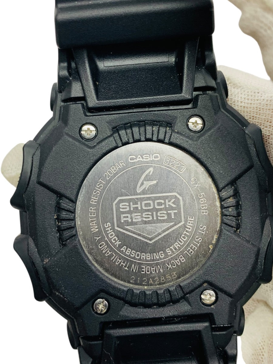Casio GX-56BB1 3221 Black Digital Watch Rubber Band 51mm Black 9mm Lug 4in