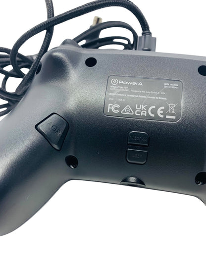 Nintendo Power A Enhanced Wired Controller Black LED Controller