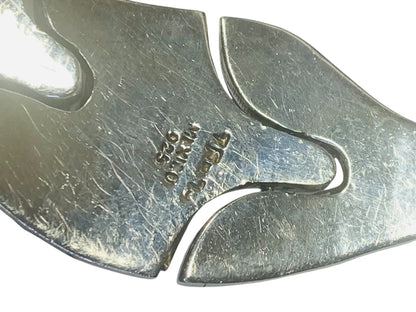 Mexican Sterling Silver .925 Snake Bracelet Mexico PF-79 90.6 Grams