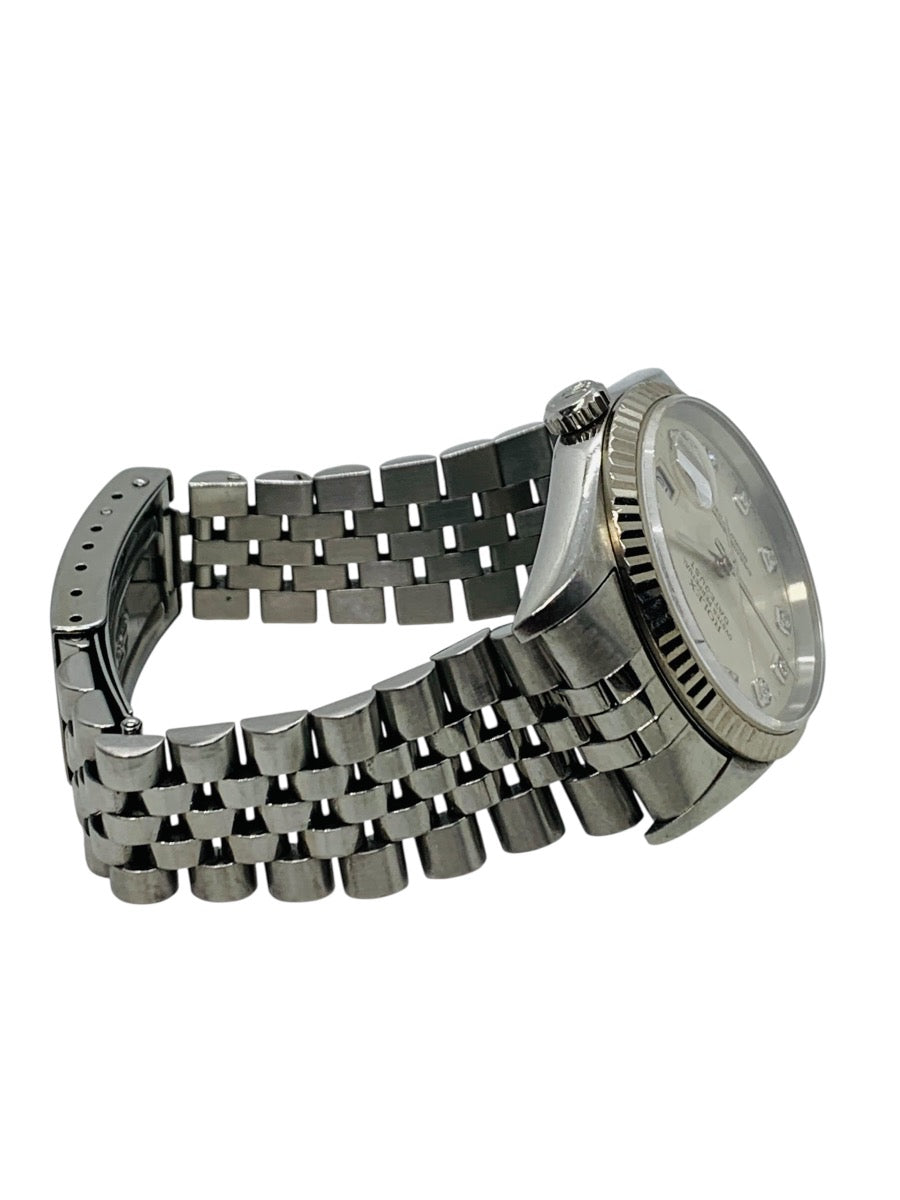 Rolex Datejust 16234 Automatic Staineless Steel Diamond Dial Watch