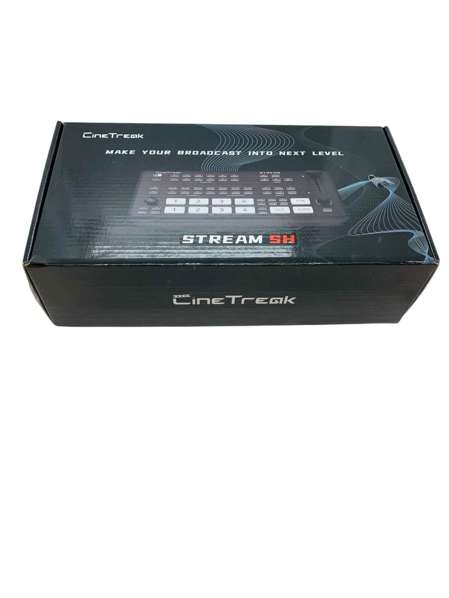 Cine Treak Stream 1/SH/1S Video Switcher 5-CH SDI HDMI USB Multi-Solution Deck