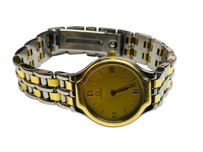 Omega De Ville Quartz Lady's Watch 18k S.Steel 23mm 2-Tone 4260.13.00 81LC450