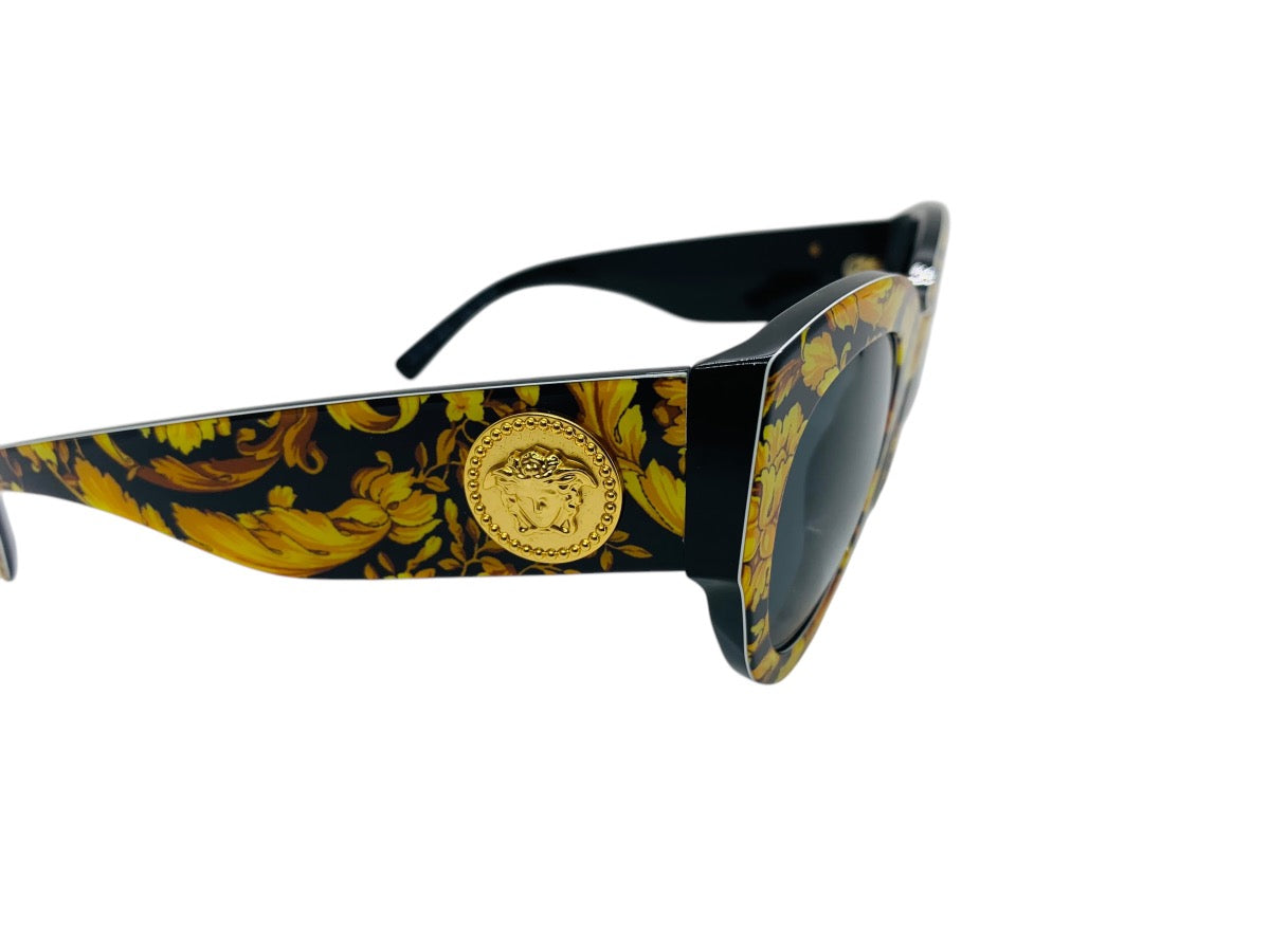 Versace Baroque Yellow |Black Floral Lady's Sungless Mod. 4353 5283/87 | 51-26 140