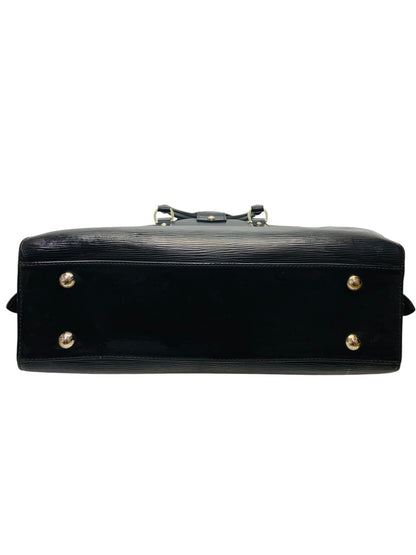 Louis Vuitton Pont Neuf Leather Handbag Black