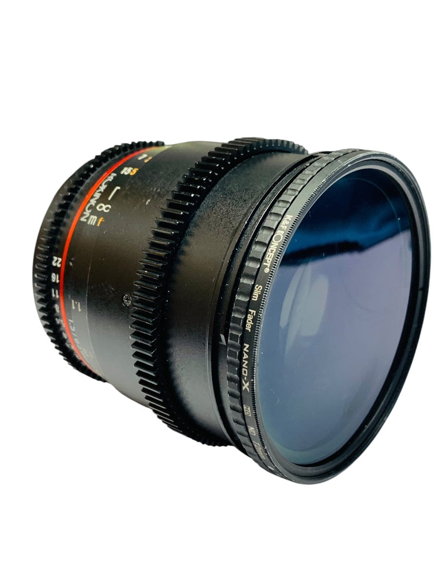 Rokinon 1.5/85mm Cinema Lens T1.5 AS IF UMC II Lens w/ Filter