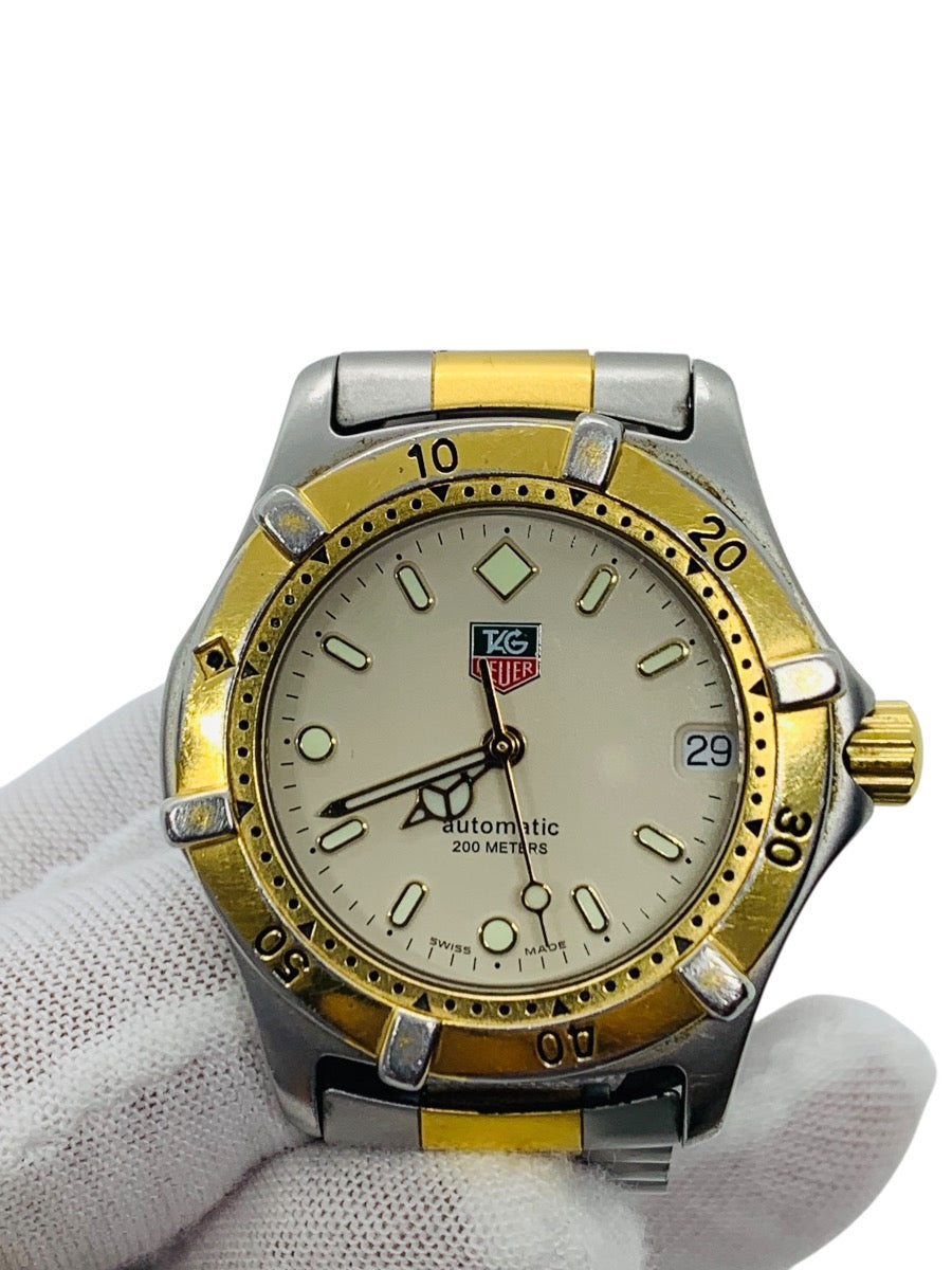 Vintage Tag Heuer Professional 2000 Automatic 665.713 Swiss Watch 34mm