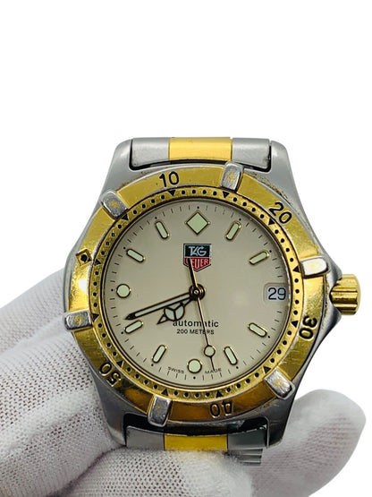 Vintage Tag Heuer Professional 2000 Automatic 665.713 Swiss Watch 34mm