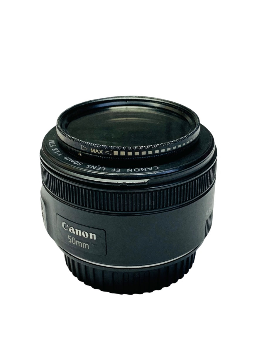 Canon EF Lens 50mm 1:1.8 STM Digital SLR Camera Lens w/ Filter