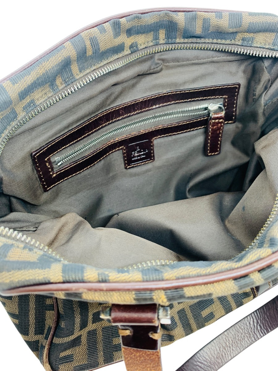 Fendi Brown Zucca Handbag