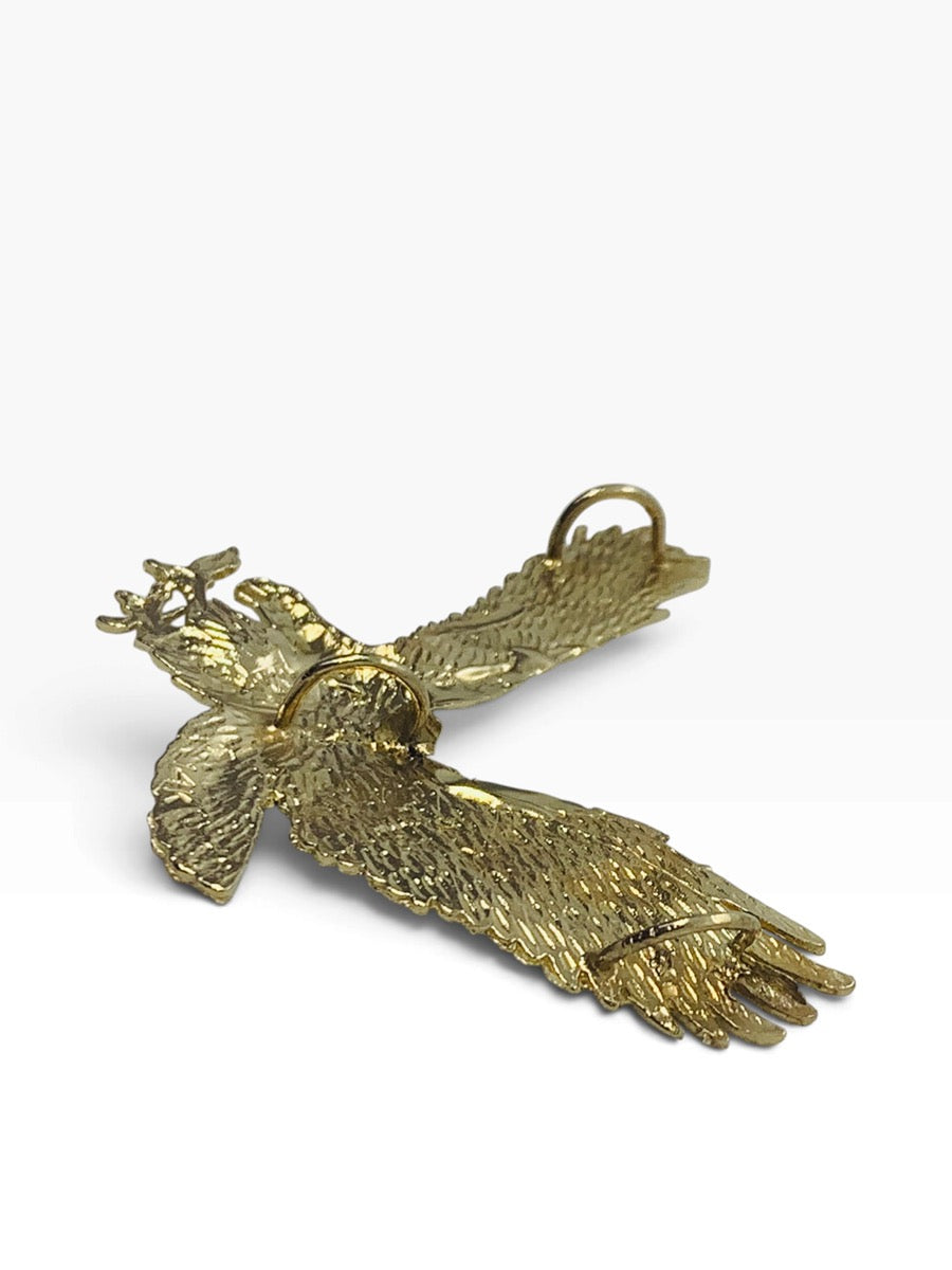 14K Yellow Gold Eagle Style Pendant 4.9 Grams | Size 1.5" X 1.5"