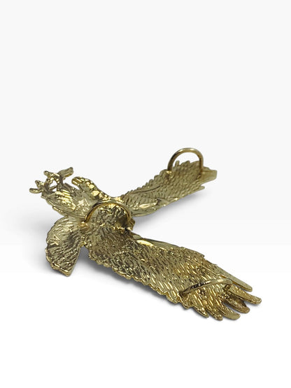 14K Yellow Gold Eagle Style Pendant 4.9 Grams | Size 1.5" X 1.5"